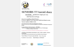 Reprise des cours de Karaté doux