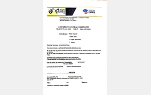 Assemblée Générale du club