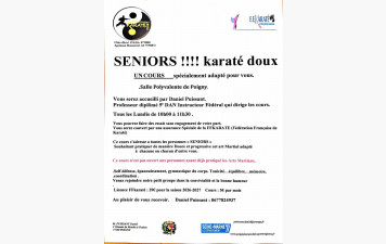 Reprise karaté doux 2026-2027